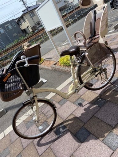 お取引き決定しました！　前後子供乗せ自転車　非電動　ギアチェンジ付き
