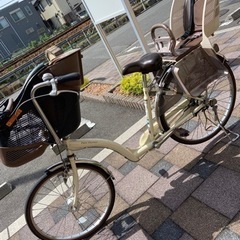 お取引き決定しました！　前後子供乗せ自転車　非電動　ギアチェンジ付き