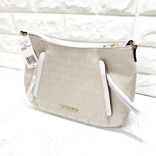 新品MICHEAL KORS✨ショルダーバッグ モノグラム ホワイト