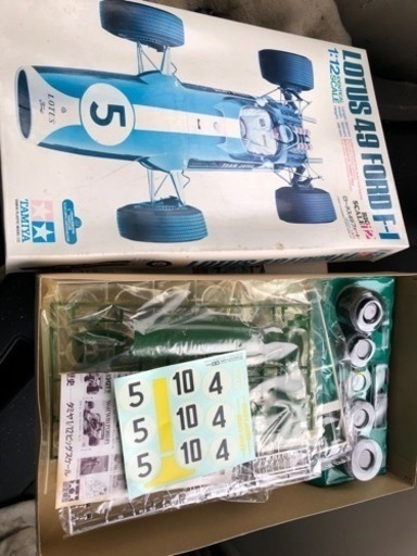 昔のf1プラモデル