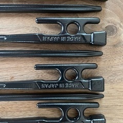 【値下】IWANOペグ 30cm セット 日本製 鍛造  8本の画像