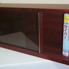 マクセル maxell 木製ビデオラック VC-203 未使用品！（ディスプレイケース 飾り棚の画像