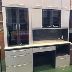 愛品館八千代店】綾野製作所 6枚扉キッチンボード 220