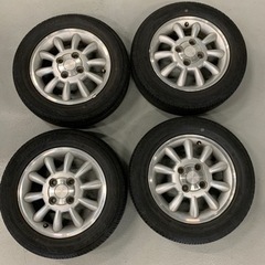 スズキ　ラパン純正ホイール　タイヤ　ダンロップ　155/65 1...