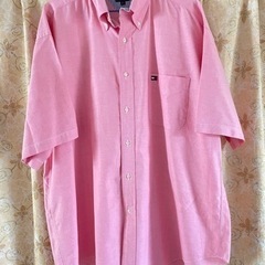 ⭐️最最値下げします❗️TOMMY HILFIGERのピンク半袖⭐️の画像