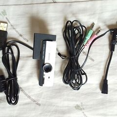 エレコム WEBカメラ&ヘッドセット UCAM-DLG200HWHの画像