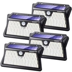 【新品】283LED 4個 センサーライト ソーラーライト 屋外...