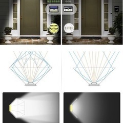 【新品】283LED 4個 センサーライト ソーラーライト 屋外 3つ知能モード ソーラーセンサーライト 太陽光発電 防水 人感センサー 自動点灯 ガーデンライト 屋外ウォールライト 壁掛け/庭先/表玄関/駐車場などで活躍 ペンダントライト 防犯ライトの画像