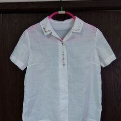 【値下げ100→50】【訳アリ】昭和レトロ　ブラウス１６