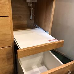 愛品館八千代店】ニトリ スライド扉キッチンボード コパン100KB-LBR2