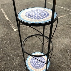 ★ガーデンラック★3段 フラワースタンド アイアン フラワーラック 花台 アイアンラック アンティークの画像