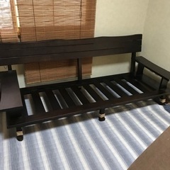 ニトリ ソファ ブラウンの画像