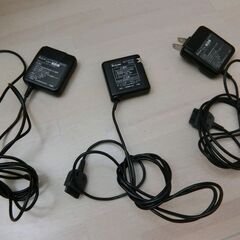 0円：DOCOMO ガラケー 充電器 3点 中古 動作未確認 ドコモ