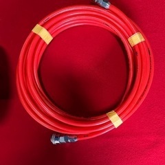 激安美品!! 山善 オイルレスエアーコンプレッサー YCP-12 ナカトミ ホース10m付き!!の画像