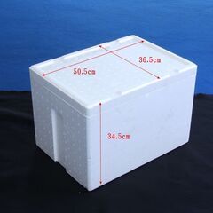 発泡スチロールケース大　「引き取り時間を厳守できる方、相互連絡を...