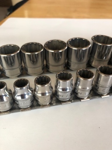 Snap-on スナップオン 3/8 シャローソケットセット