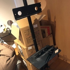 【週末受け取れる方向けに値下げしました】壁掛け風テレビスタンドの画像