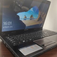 LENOVO 　高性能Core i7搭載　高速SSD240G　メモリ8G 　CD/DVD読み書き　カメラ内蔵　 Wifi対応