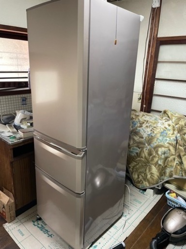 ★美品★訳あり　MITSUBISHI MR-C37X-P 冷蔵庫　14年製