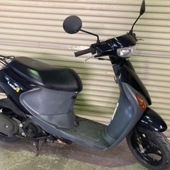 【売約済】実働 BT新品 スズキ CA45A レッツ4  4スト インジェクションバイク　 原付 スクーター ブラックの画像