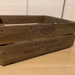 【取引完了】【美品】木箱【アデペシュ】