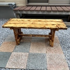 ベンチ(お話中)の画像