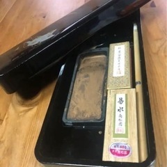🌈 No.38 高級感あるお洒落な木製ケースお習字セット