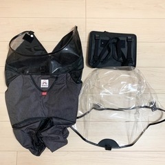 socca自転車あと付けタイプ用チャイルドシートレインカバー