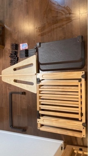 取引中　日本育児 木製パーテーションFLEX400-W ベビーフェンス　ベビーゲート　フレックス400　ナチュラル