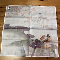 🌈 No.46. 和風柄　綿100% ハンカチ　未使用✨こんなのどこにも売ってませんよの画像