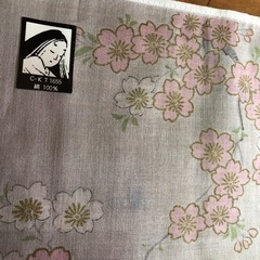 🌈 No.46. 和風柄　綿100% ハンカチ　未使用✨こんなのどこにも売ってませんよの画像