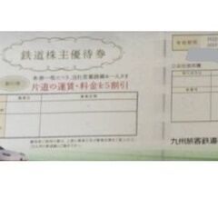 JR九州 株主優待券