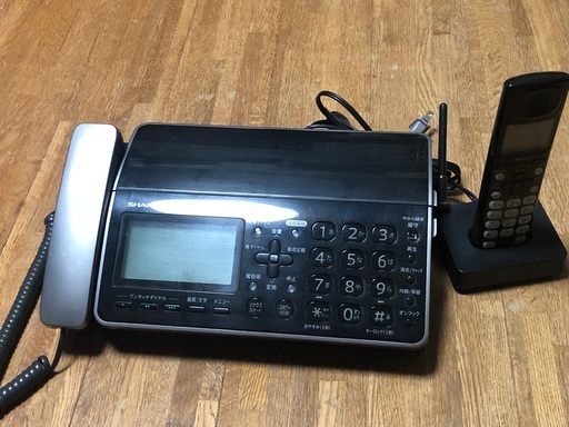 ★シャープ FAX UX-D33CL★感熱紙ファクシミリ 子機付き　元箱あり