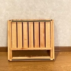 中古100円から！折り畳み三段棚　『断捨離③』受渡予定日6/11夕方の画像