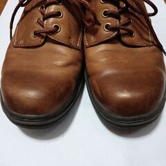 【お取り引き中】G.T.HAWKINS　メンズ革靴（焦げ茶色）　サイズ27.5の画像