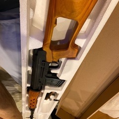 AGMドラグノフSVDフルメタル、エア－コッキング方式ライフル、リアルウッド新品ほぼ未使用品、18禁の画像