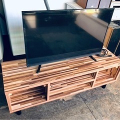 テレビ台付き　2020年式　ジョワイユ 32V型 地上/BS/110度CSデジタルハイビジョン液晶テレビ 32TVSMM-S 番組録画機能