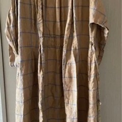 【グリーンレーベル】リネン ロングカーディガン