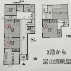 家賃4.5万　ペット可　富山県黒部市　海沿い！貸家　敷金礼金0円！　駐車場2台有り！道路に融雪装置付 - 賃貸（マンション/一戸建て）