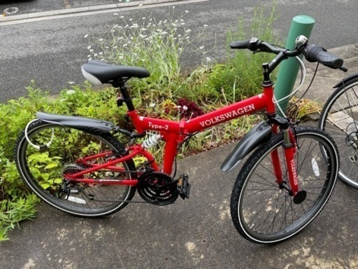 (早い者勝ち！)VOLKSWAGEN type-2 MTB-2618 26インチ 折りたたみマウンテンバイク(美品)