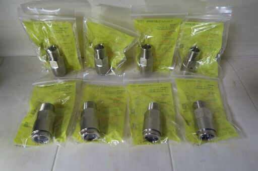 ☆日立金属 HITACHI プッシュインパクト継手接続要領 LIA 10A21V LPガス用 ◆8個セット・ひょうたん印