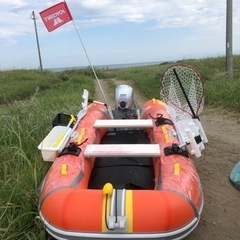 ジョイクラフト　ラ　ポッシュ290 ホンダ2馬力船外機付　腰掛け板等、諸々付き　ゴムボートの画像