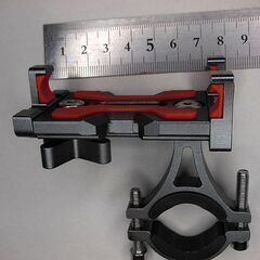 バイク　ハンドル用　アルミ　スマホホルダー　中古品４　