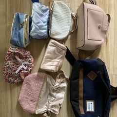 ポーチ、バッグ