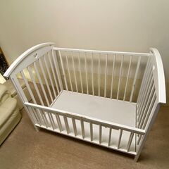 引渡し連絡中　美品です。中古ベビーベッド　引き取り限定の画像