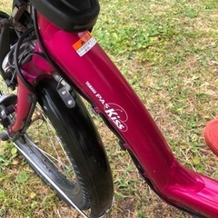 電動自転車 ヤマハ パスキッスミニ 20インチ 3人乗り 広島 子供のせの画像