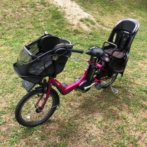 電動自転車 ヤマハ パスキッスミニ 20インチ 3人乗り 広島 子供のせ