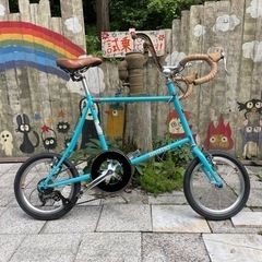 【2526】ミニベロ　ブルーノ　16インチ　前後タイヤ新品　55...
