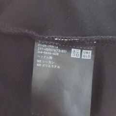 UNIQLO/ユニクロ☆ノースリーブワンピース［Mサイズ·ブラック］の画像