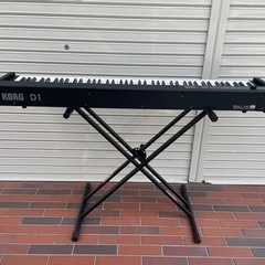美品 KORG コルグ D1 電子ピアノ88鍵盤 ブラック